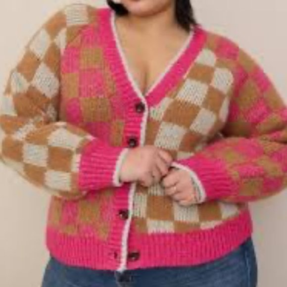 torrid Sweaters - Torrid Chunky Cardigan V-Neck Button Front Sweater